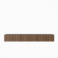 LOWBOARD ROVA 300/41/40 cm, Hängender TV-Schrank Schwarz / Eichefarben - Eichefarben/Schwarz, Holzwerkstoff (300/41/40cm) - MASSENO