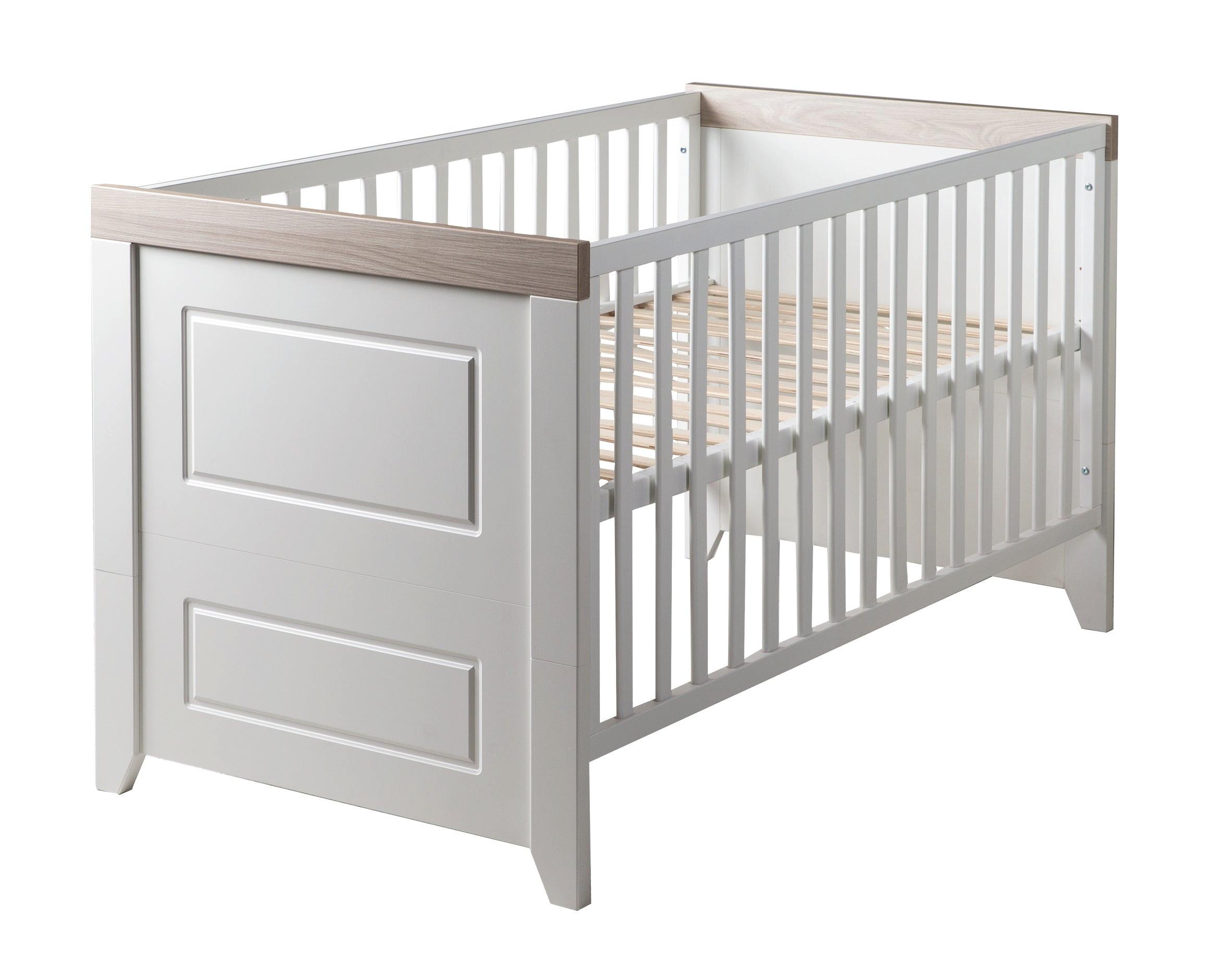 BABYBETT Felicia 70 x 140 cm - Weiß, Holzwerkstoff (70/140cm) - Roba