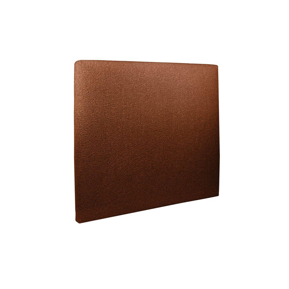 KOPFTEIL gepolstertes – Terrakotta Bouclé-Stoff - 140 cm - Beige/Terracotta, Karton/Holz (140/120/10cm) - Sommeil de Plomb