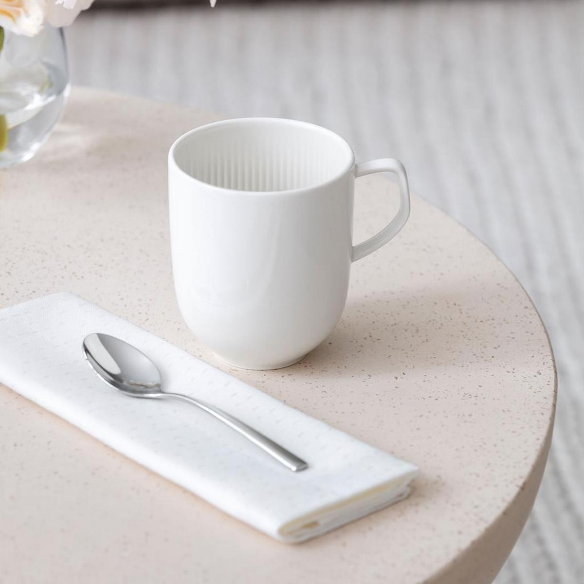 KAFFEEBECHER Afina weiß 300 ml 6er Set - Weiß, Keramik (0.3L) - Villeroy & Boch