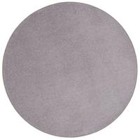 TREND VELOURS TEPPICH JOY RUND - Grau, Textil (100/100cm) - Snapstyle