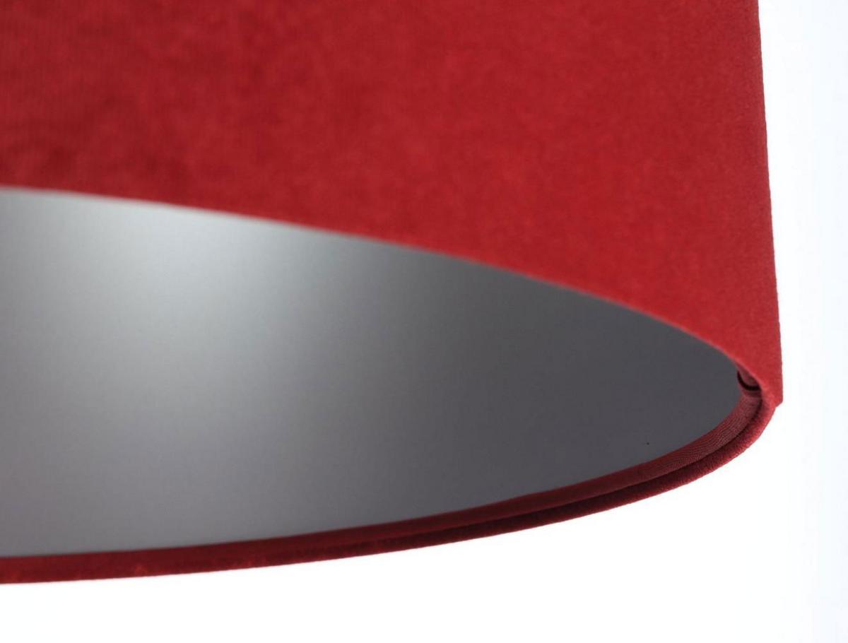 HÄNGELEUCHTE Rot 50/25 cm - Rot/Silberfarben, Kunststoff (50/0.8/25cm) - ONZENO