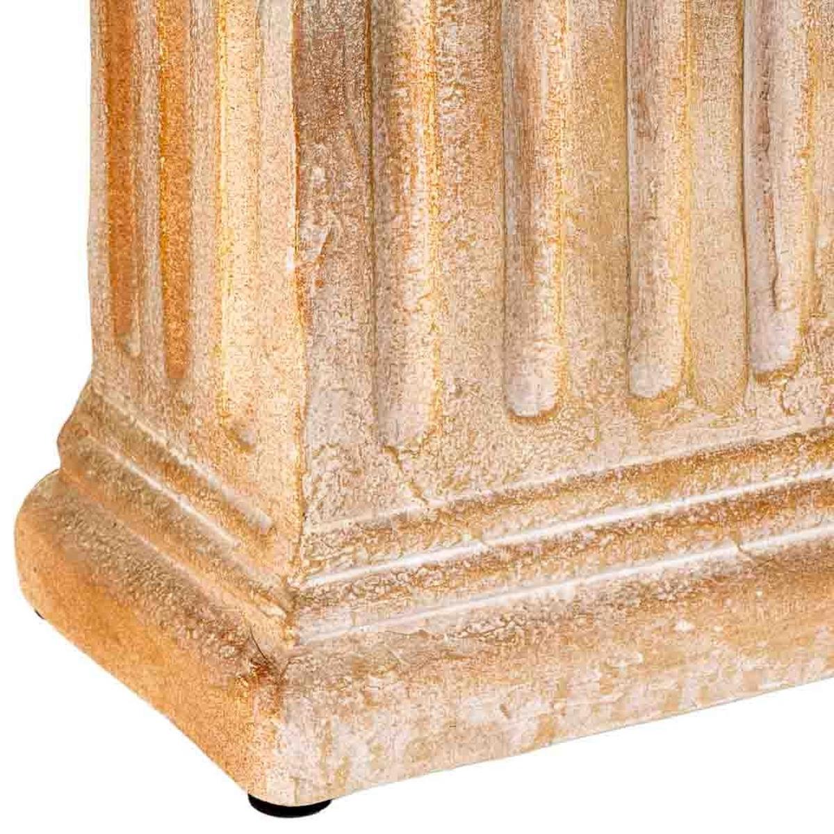 SÄULE aus magnesium 42x20x47cm - Braun, Stein (41.5/47/20cm) - Wanderlust