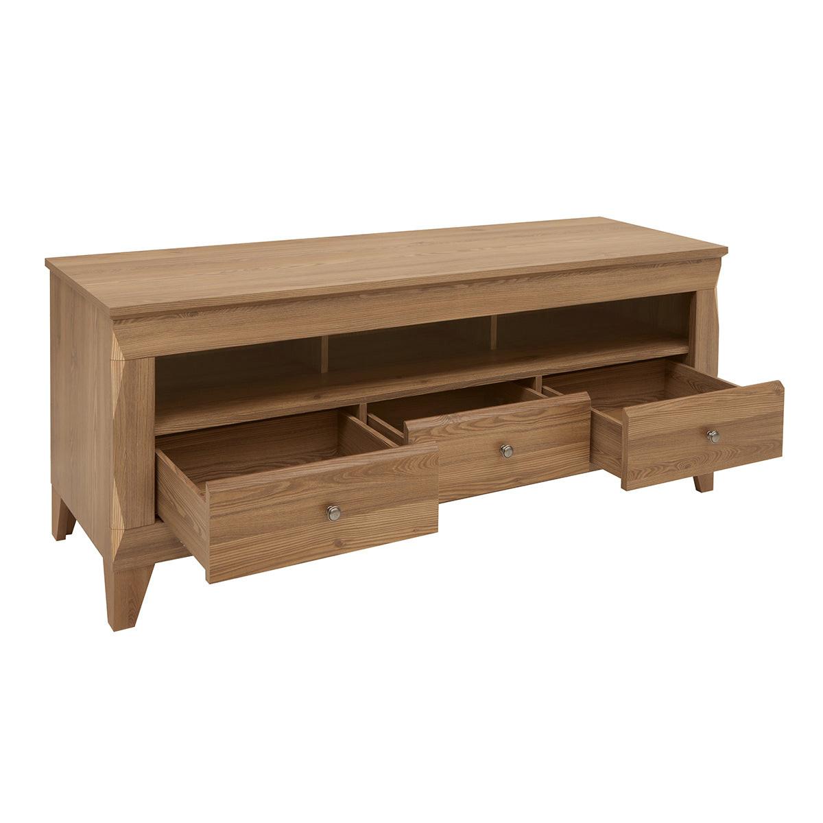 TV-MÖBEL Raya Holz - Braun, Holzwerkstoff (156/64/47cm) - Petits-meubles