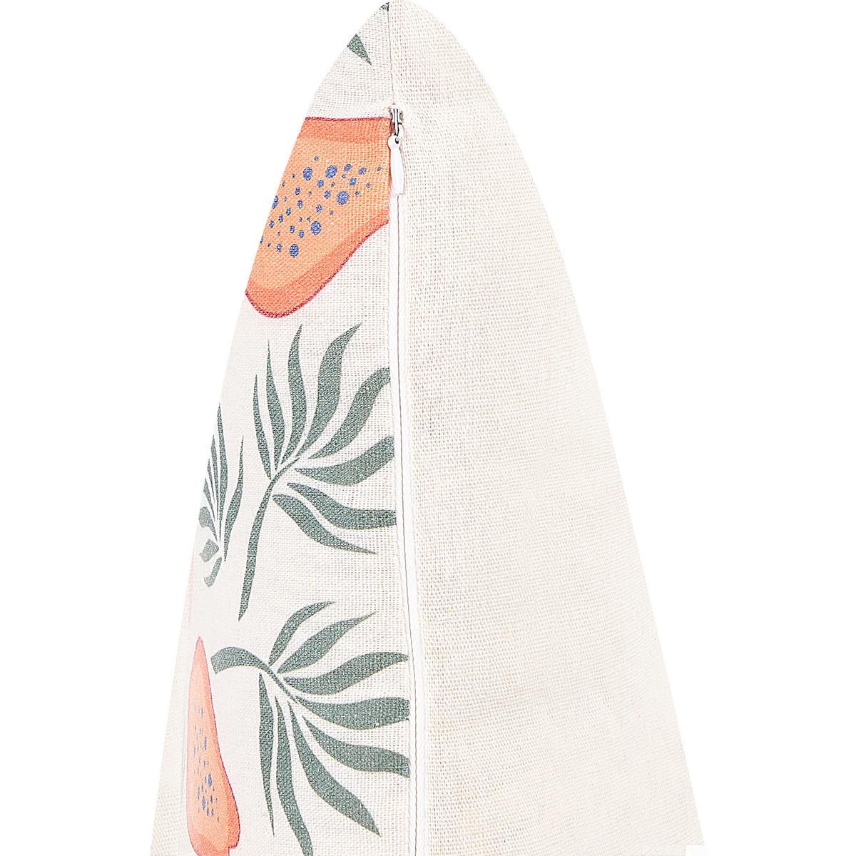 DEKOKISSEN 2er-Set Bunt 45/45 cm Avens - Multicolor, Textil (45/45cm) - Beliani