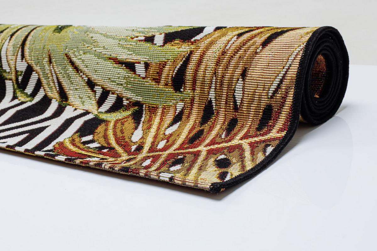 OUTDOORTEPPICH Aurora 120x180 cm - Schwarz, Textil (120/180cm) - Gino Falcone