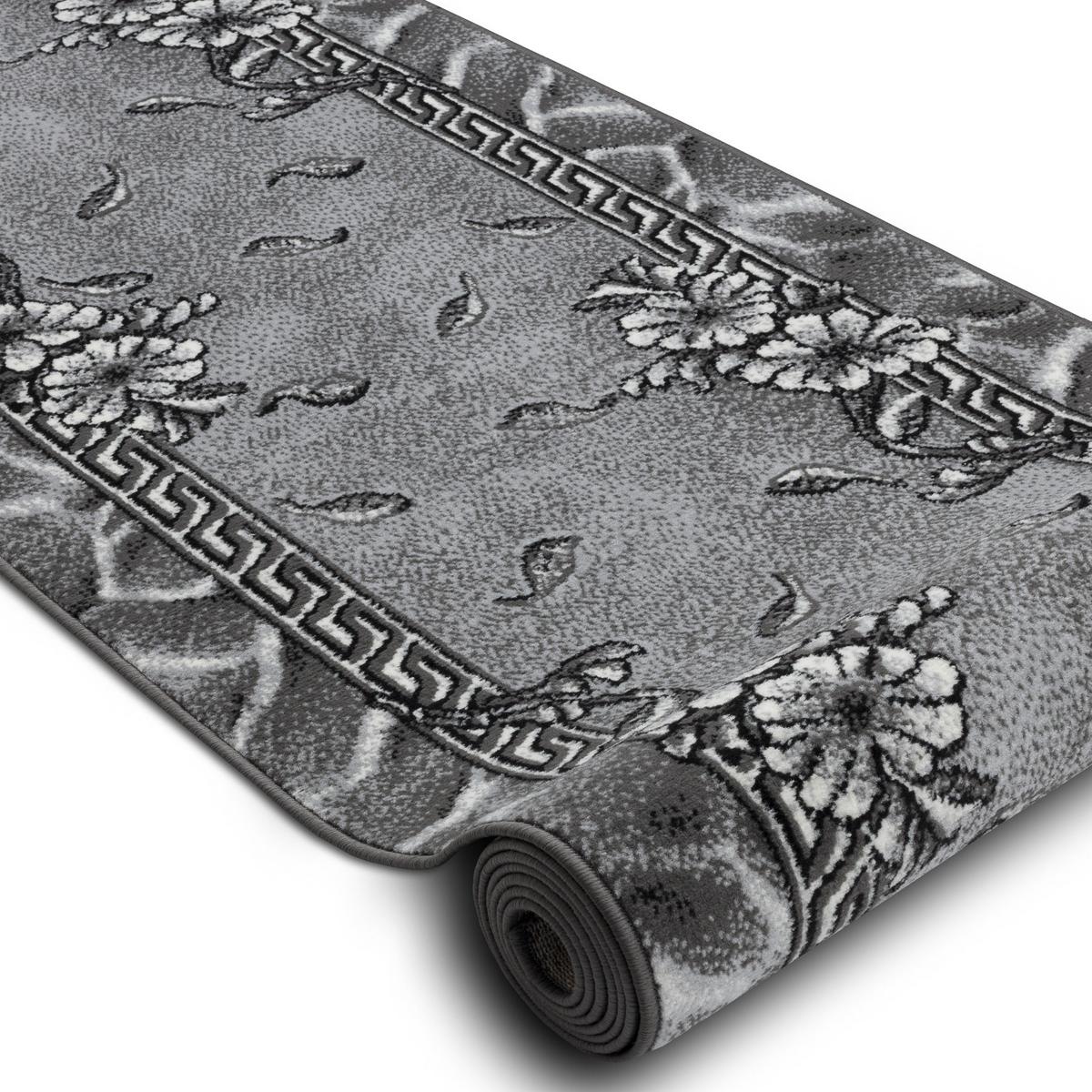 LÄUFER BCF MORAD 100/120 cm - Grau, Textil (100/120cm) - rugsX