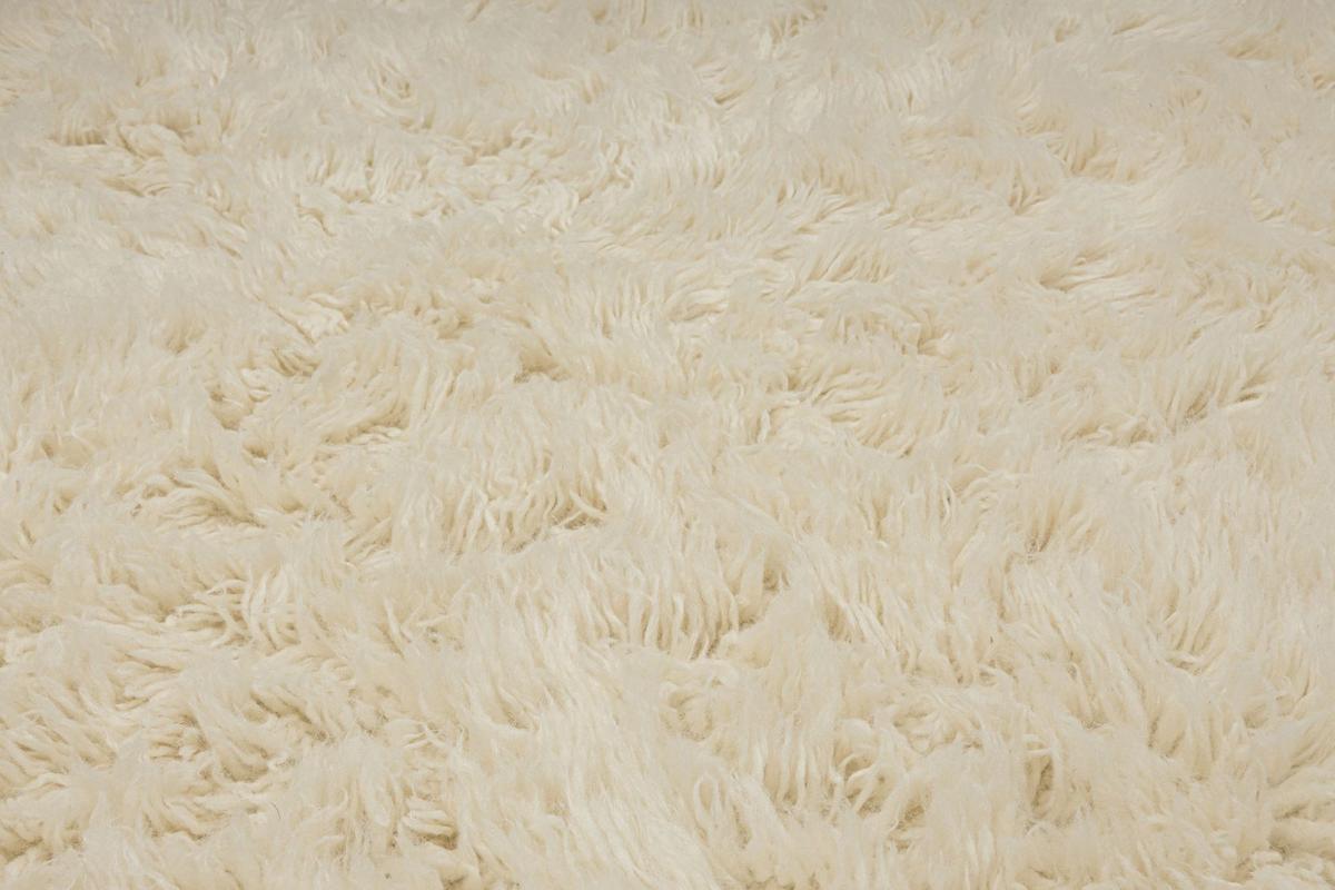 TEPPICH Super Flokati 1400 Naturwollshaggy 100x170 cm - Champagner, Textil (100/170cm) - Rug and Roll