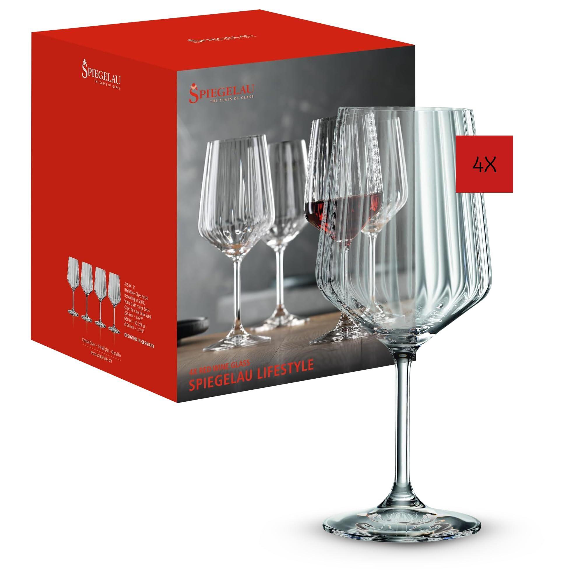 ROTWEINGLÄSER Lifestyle transparent 630 ml 4er Set - Transparent, Glas (0.63L) - Spiegelau