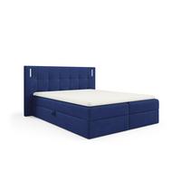 BOXBETT Martim Premium - Blau, Holzwerkstoff/Textil (120/200cm) - Fun Möbel