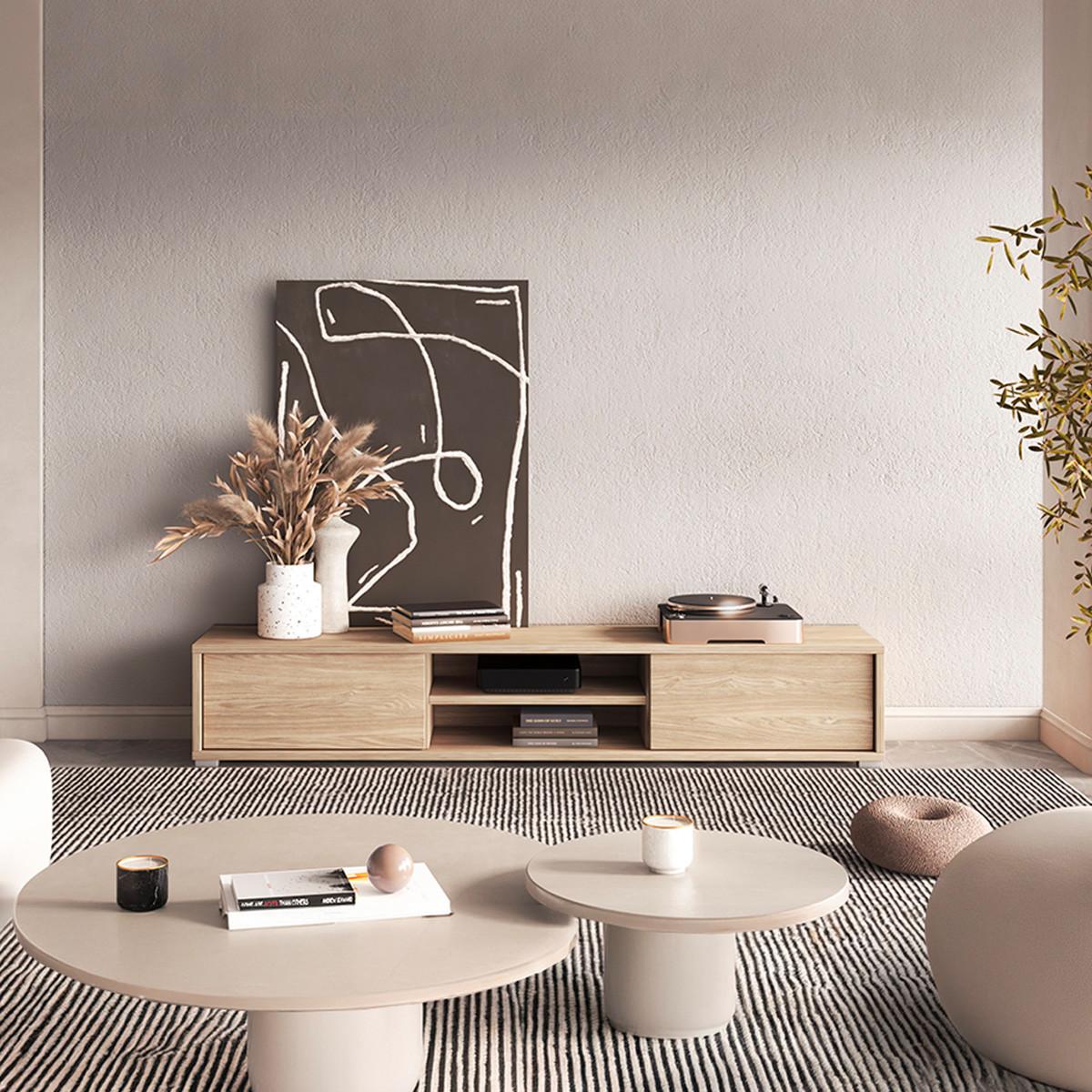 TV-MÖBEL Idra Holz - Braun, Holzwerkstoff (180/32/36cm) - Petits-meubles