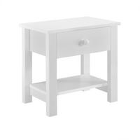NACHTTISCH - Weiß, Metall (30/40/42cm) - [en.casa]