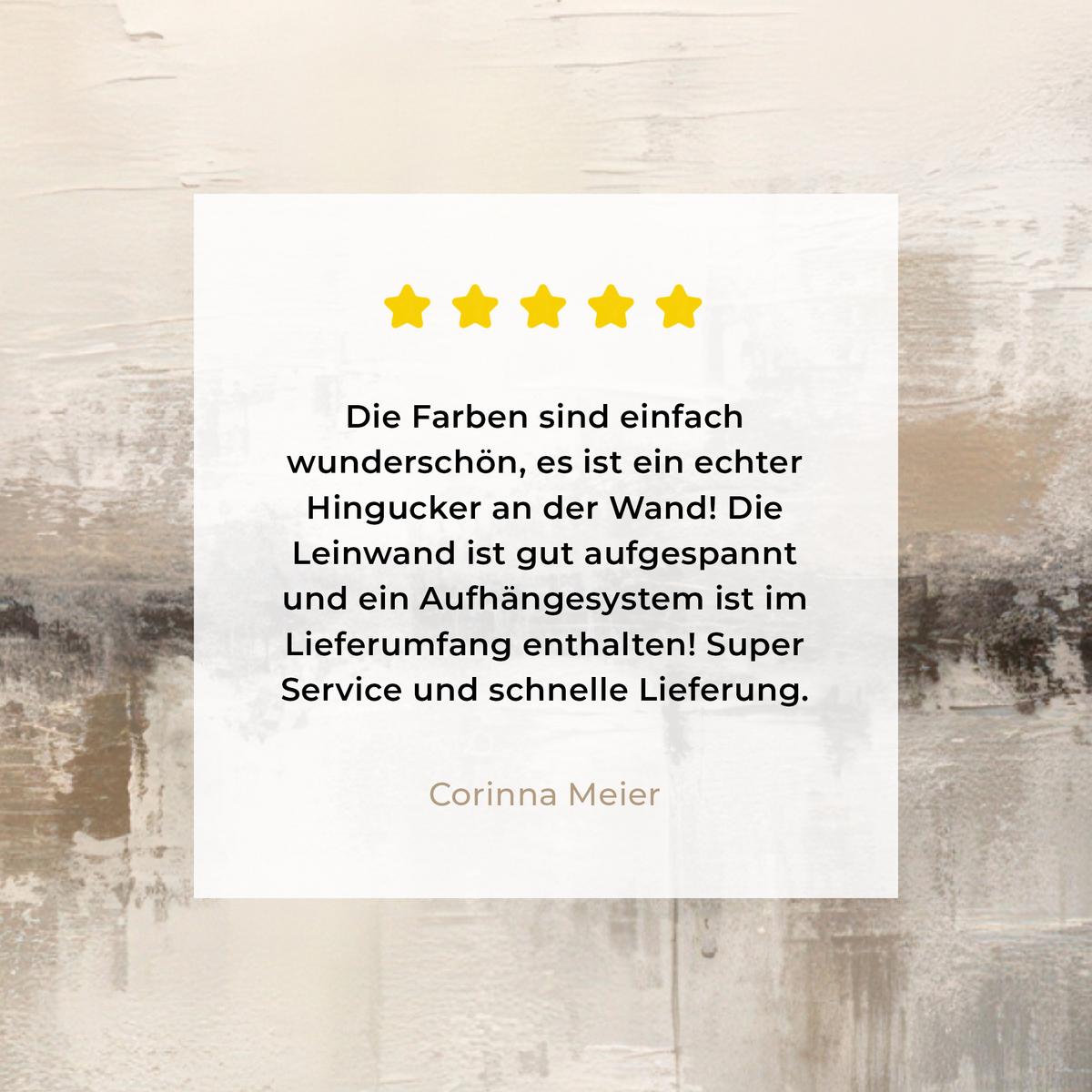 LEINWANDBILD Moderne Kunst - Abstrakt - Beige Room Decor 30x40 cm - Beige, Textil (30/40cm) - MuchoWow