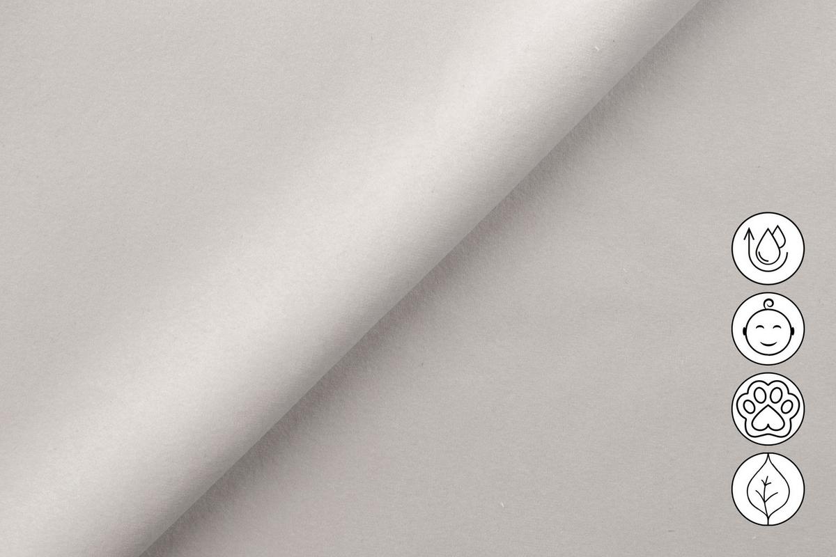 ECKSOFA RODEN 4-Sitzer mit Relax, creme, Veloursstoff - Creme, Holz/Textil (268/92cm) - Wozimo