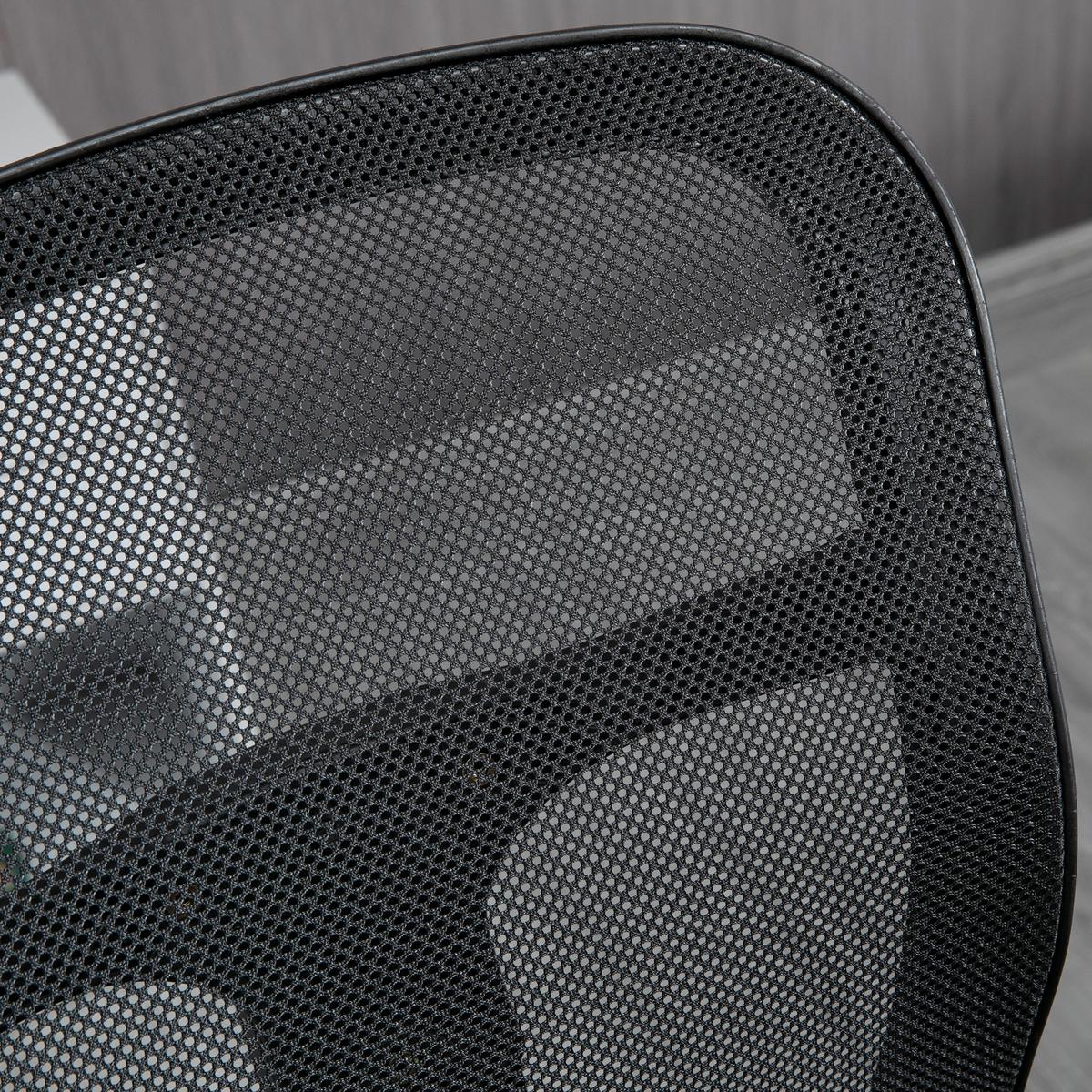 BÜROSTUHL, Drehstuhl, Mesh, Schwarz - Schwarz, Kunststoff (59/115/59cm) - Vinsetto