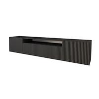 LOWBOARD NOA-2-W 200x40x41 cm - Schwarz - Schwarz/Weiß, Holzwerkstoff (200/40/41cm) - ALTDECOR
