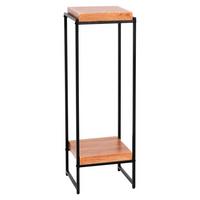 BLUMENTISCH quadratisch Braun - Braun, Holzwerkstoff (32/30/101cm) - MCW
