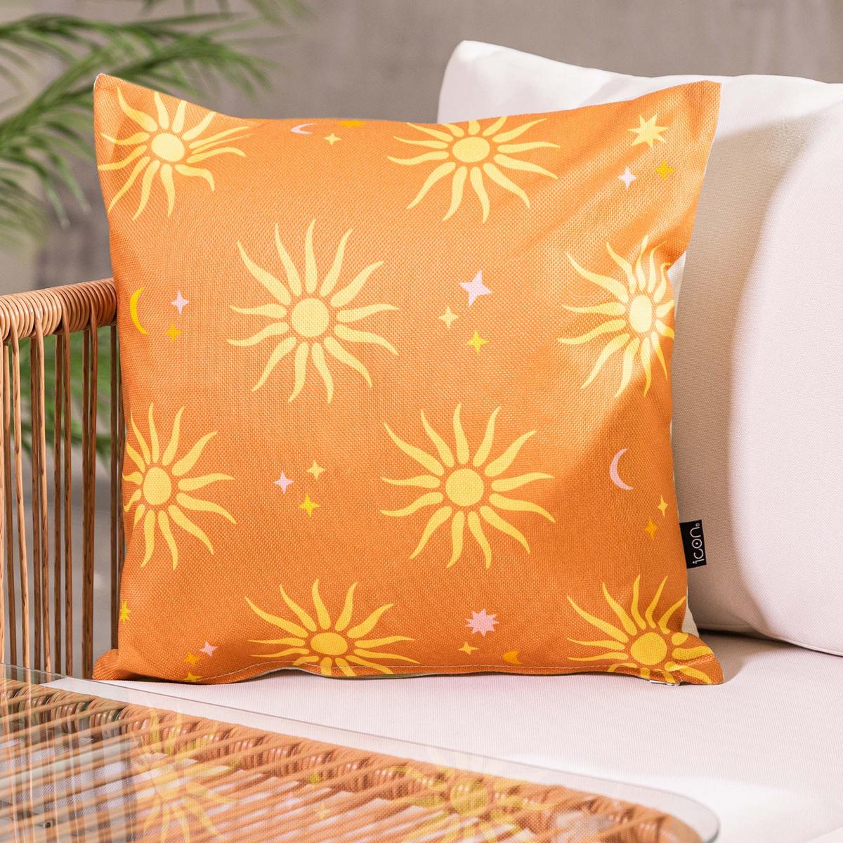 OUTDOORKISSEN 4er Set - Orange, Textil (43/43cm) - icon