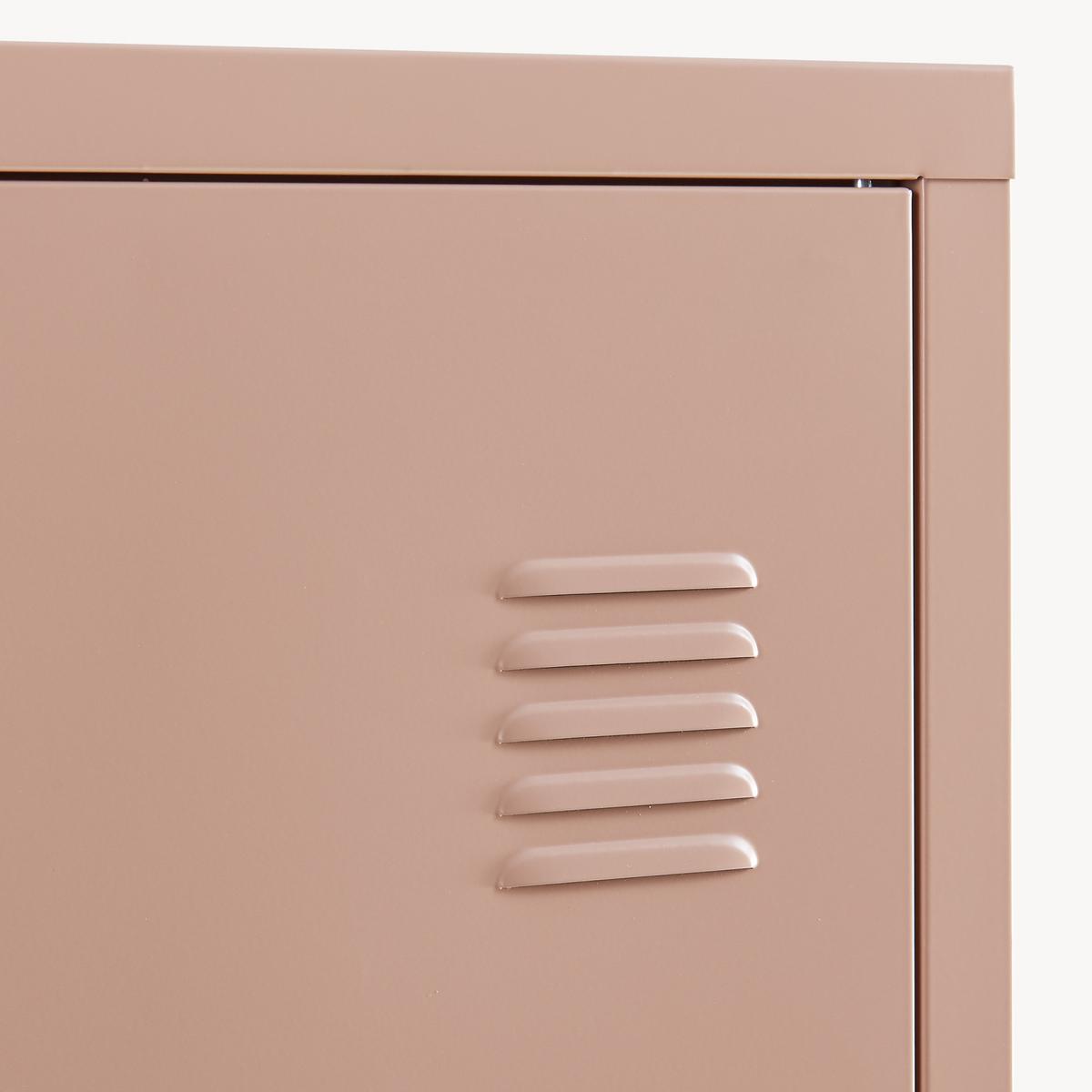 EINZELSPIND Kurikka - Hellbraun, Metall (38/137/38cm) - [en.casa]