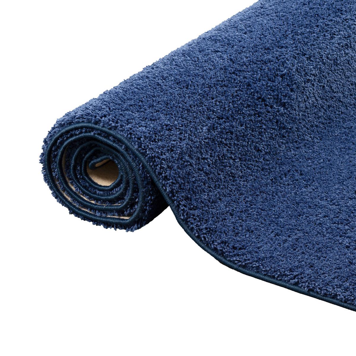 HOCHFLOR SHAGGY TEPPICH PALACE - Dunkelblau, Textil (160/200cm) - Snapstyle