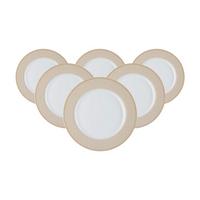 FRÜHSTÜCKSTELLER Geo beige ø 20,5 cm 6er Set - Beige, Keramik (20.5cm) - Ritzenhoff Breker