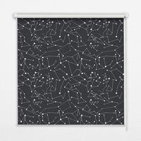 INNENROLLO - Fensterrollo - Rollo - 60x40 cm - Konstellation - Schwarz, Kunststoff (60/140/0.5cm) - TULUP