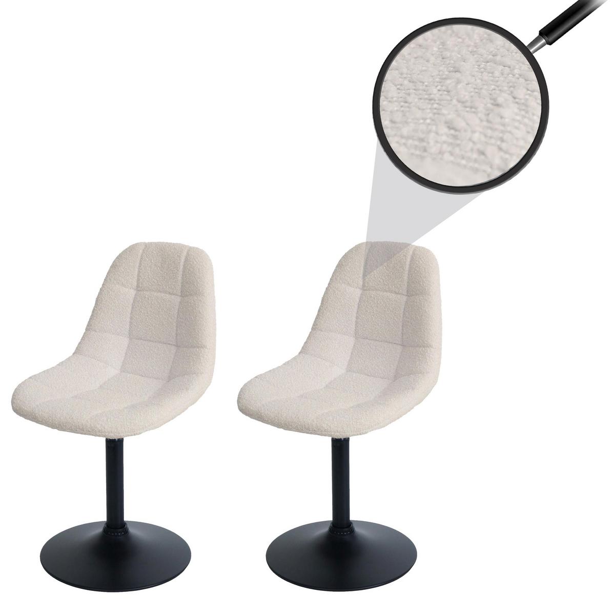 ESSZIMMERSTUHL Beige 2er-Set - Beige, Textil (47/83/43cm) - MCW