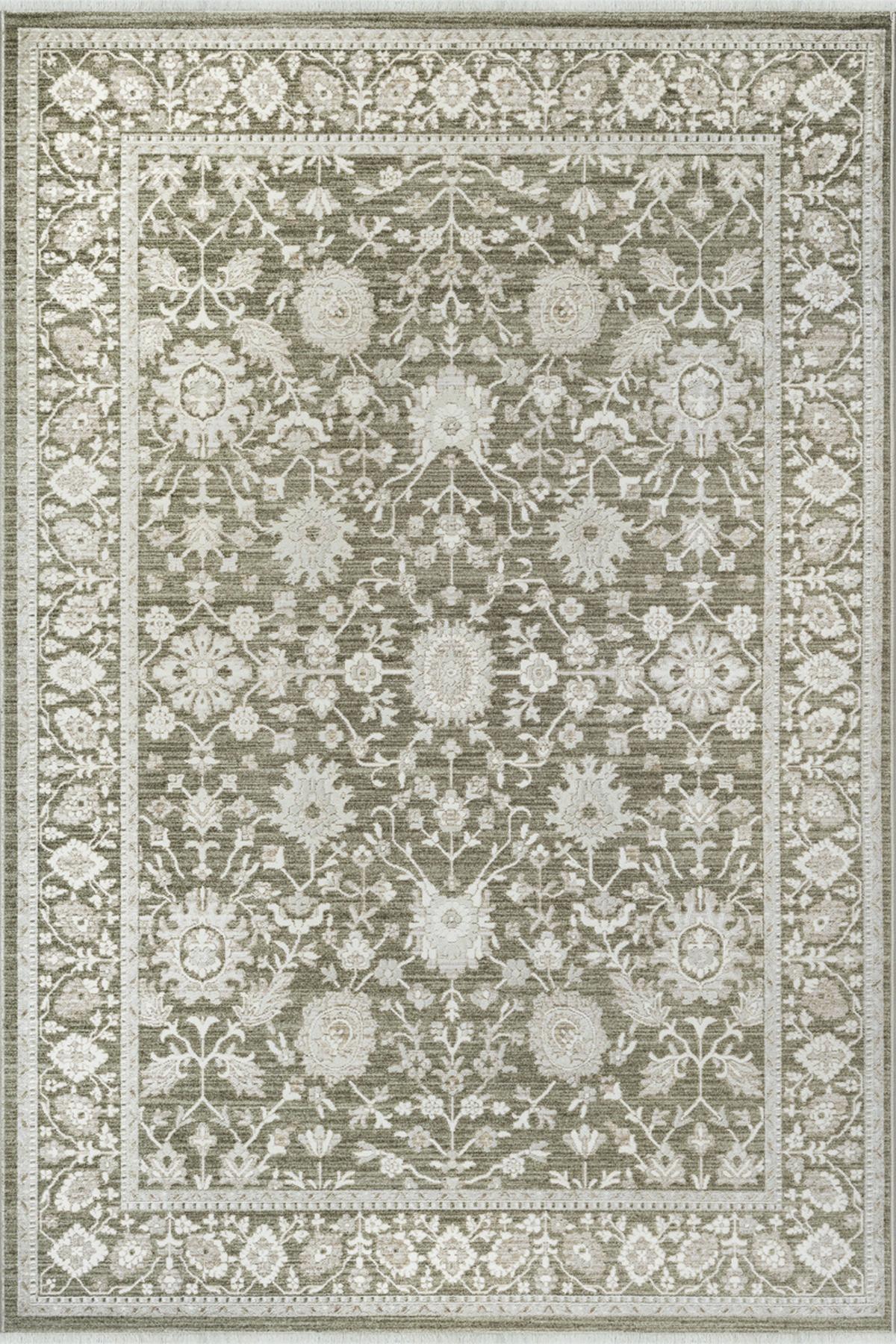 KURZFLORTEPPICH Orientalisch SCRIVIA Polypropylen Grün 120 x 160 cm - Grün, Textil (120/160cm) - KADIMA DESIGN