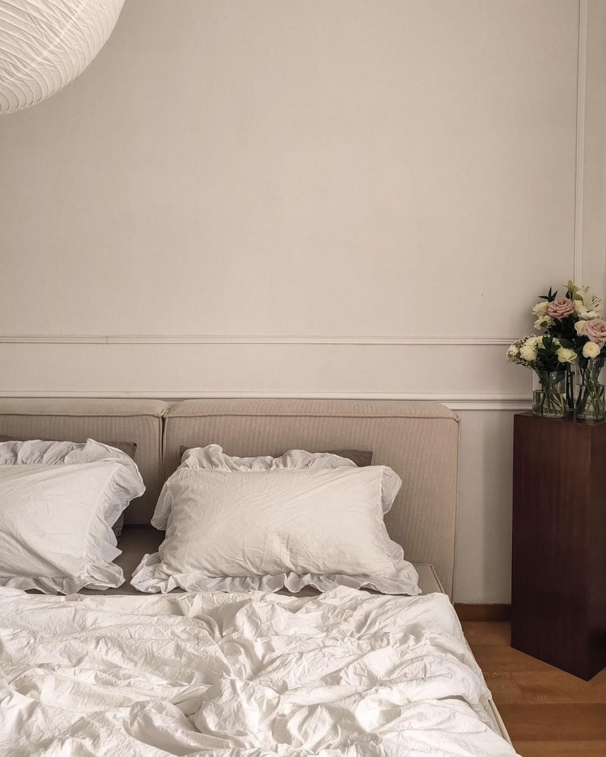 POLSTERBETT 180/200cm Beige Linards - Beige, Naturmaterialen/Textil (180/200cm) - Beliani