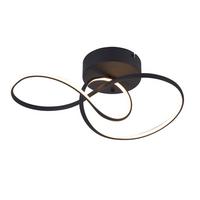 LED DECKENLEUCHTE Lyveth 41/19.5/16.5 cm - Schwarz, Kunststoff/Metall (41/19.5/16.5cm) - ZMH