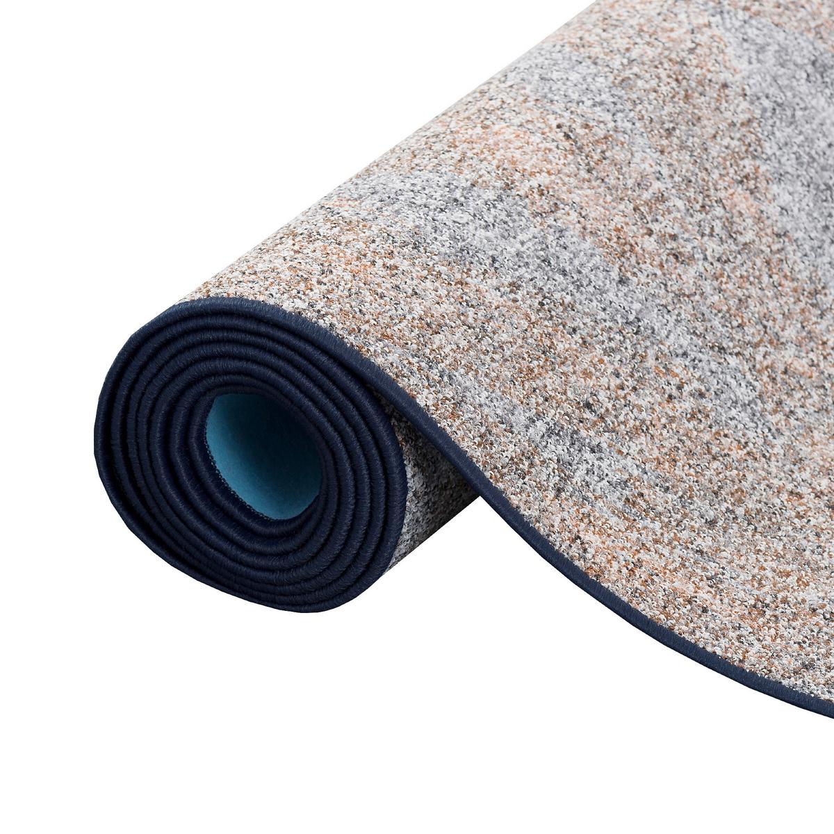 SCHLINGENTEPPICH MEMORY MELIERT LÄUFER - Grau, Textil (100/200cm) - Snapstyle