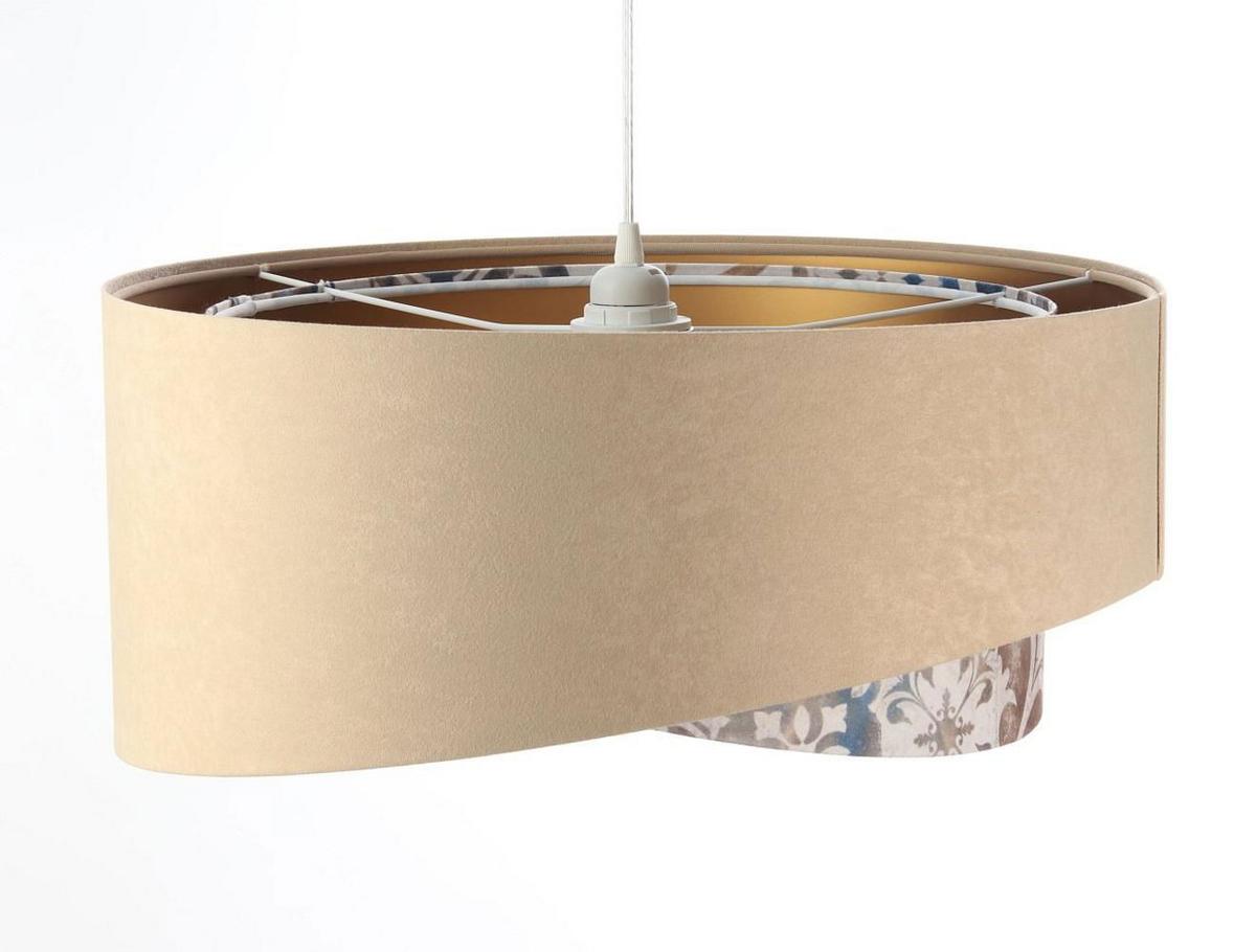 HÄNGELEUCHTE Gold 50/23 cm - Goldfarben, Kunststoff (50/1.3/23cm) - ONZENO