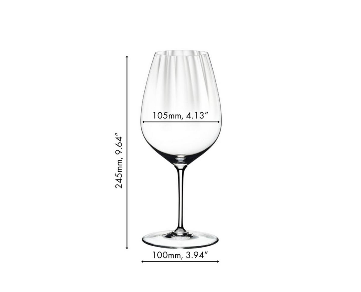 CABERNET / MERLOTGLÄSER Performance transparent 834 ml 4er Set - Transparent, Glas (0.834L) - Riedel