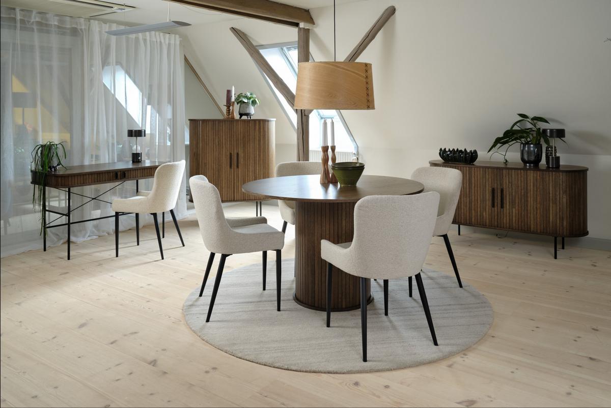 SIDEBOARD Gativel Räuchereiche - Alteiche/Schwarz, Holzwerkstoff/Kunststoff (140/76/45cm) - Selsey