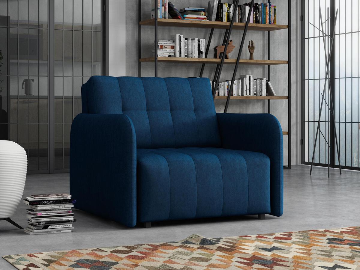 SCHLAFSOFA Viva Grand I - Schwarz/Dunkelblau, Holz/Kunststoff (98/85/95cm) - MIRJAN24
