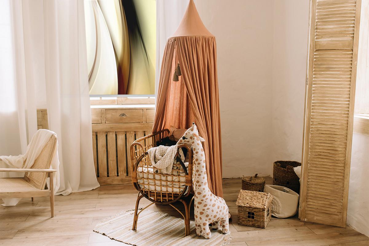 INNENROLLO - Fensterrollo - Rollo - 90x140 cm - Gelbe Abstraktion - Gelb, Kunststoff (90/140/0.5cm) - TULUP