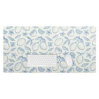SCHREIBTISCHUNTERLAGE 100x50 cm Blau - Pastellblau, Kunststoff (100/50/1.6cm) - Wallfluent