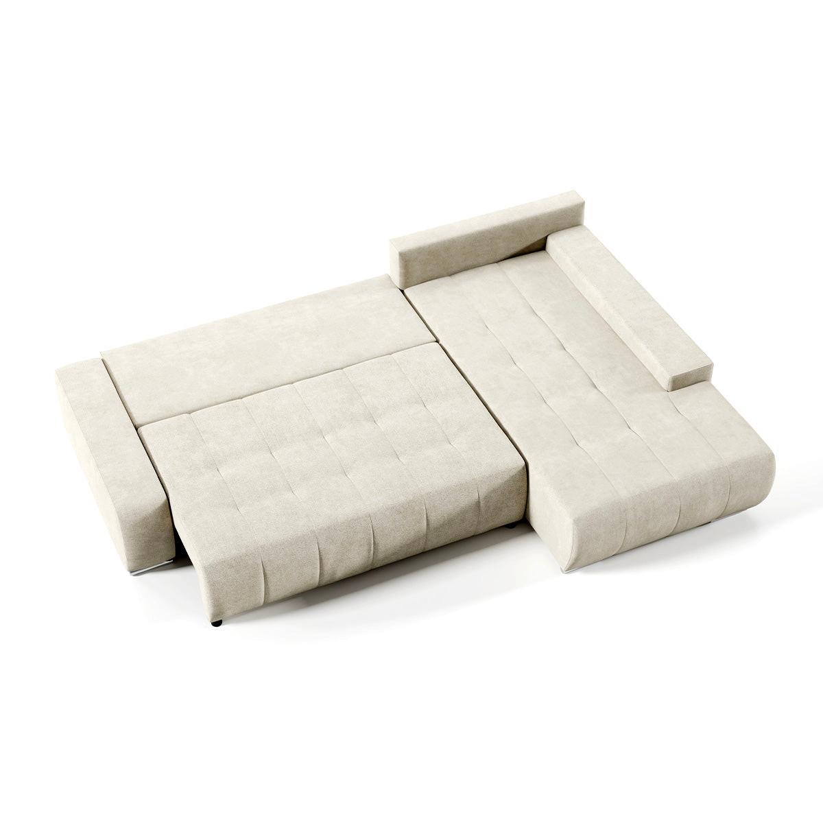 ECKSOFA Jonas 4 Sitzplätze Marineblau - Blau, Holzwerkstoff (265/185cm) - Petits-meubles