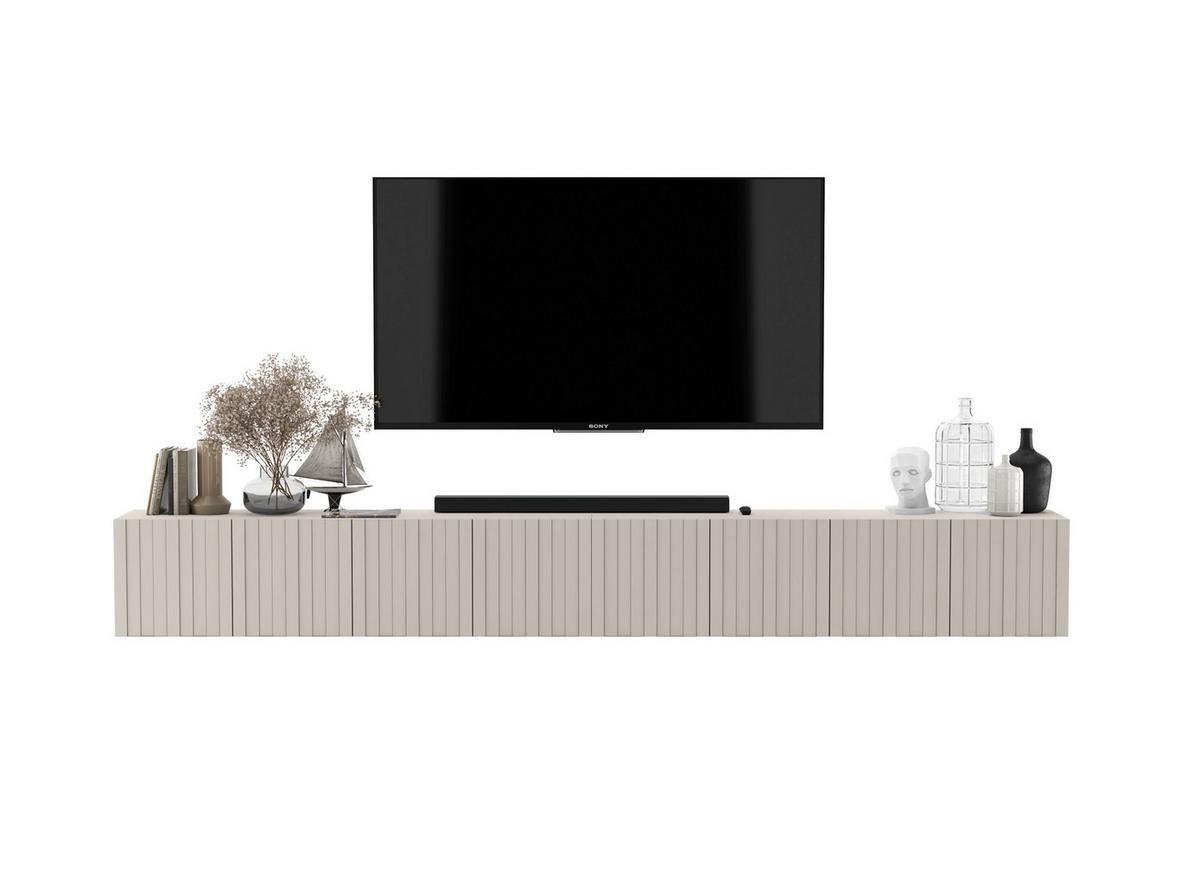 TV-LOWBOARD 2-er Set Elpis Kaschmir Matt Glamour 150 cm - Kaschmir, Holzwerkstoff (300/37.5/36.5cm) - Meble Lindner