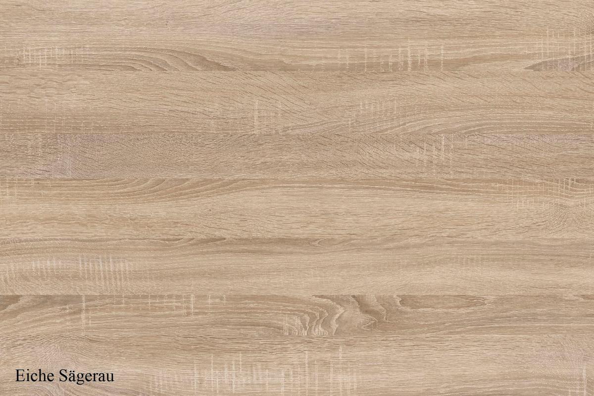 REGAL Elga 33x33x126 aus Holzwerkstoff in der Farbe eiche sägerau - Graubraun, Kunststoff (33/126/33cm) - 58aufmkessel