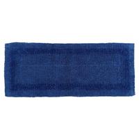 BADEMATTE 40/100 cm, 100% Baumwolle, wendbar - Dunkelblau, Textil (40/100cm) - Homescapes