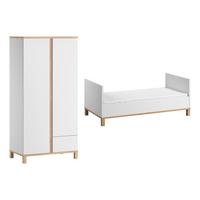BABYZIMMER 2-teilig weiß - Weiß, Holzwerkstoff (144.5/98.5/75cm) - Petits-meubles