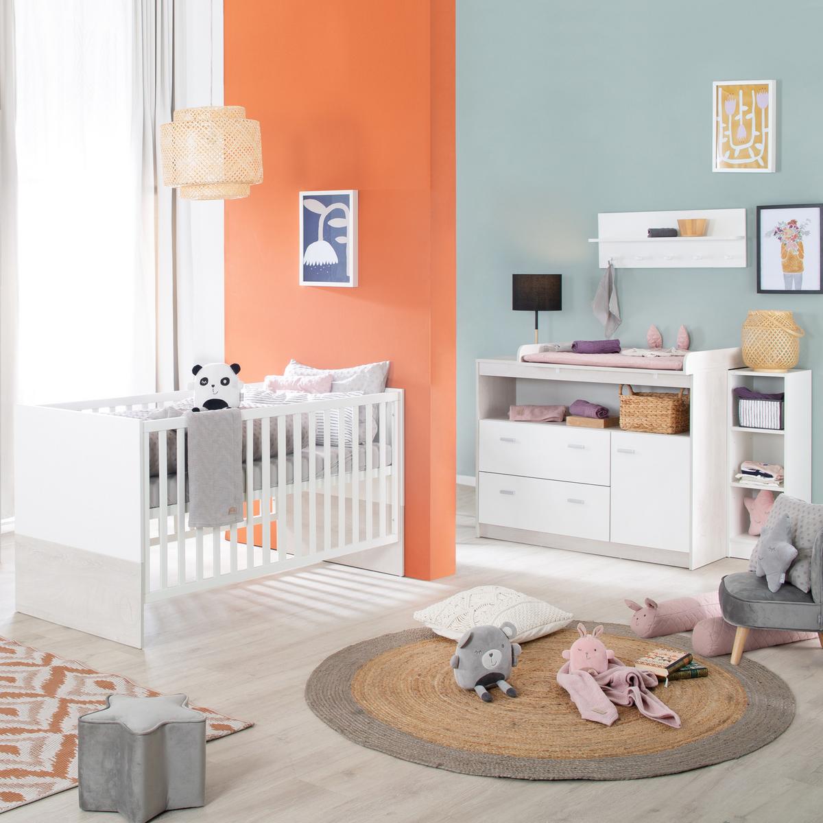 BABYZIMMER-SET Julia 2-teilig - Multicolor, Holzwerkstoff (78/80/142cm) - Roba