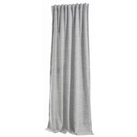 VORHANG CHENILLE MONTANA HxB 245x140 cm Weiß Schwarz - Weiß, Textil (140/245cm) - Gardinenbox