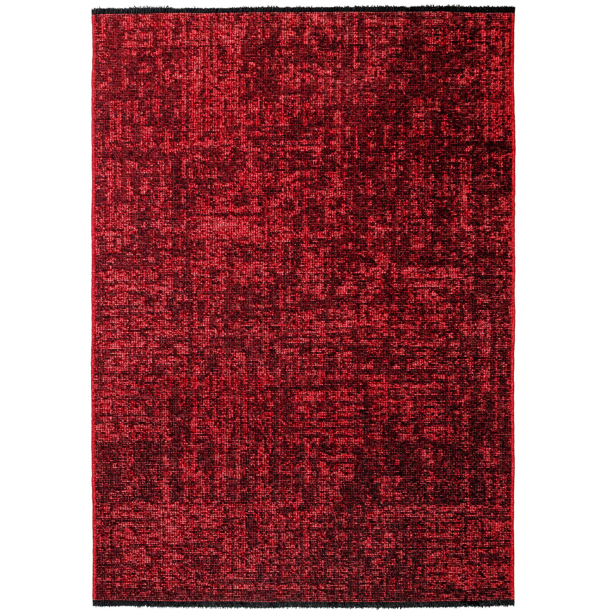 TEPPICH aus Baumwolle Waschbar KOFEL in Rot, einfarbig, 80 x 250 cm - Rot, Textil (250/80cm) - KADIMA DESIGN