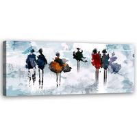 KUNSTDRUCK Bunt 120/40 cm - Multicolor, Textil (120/40cm) - KUNSTLOFT