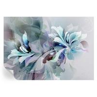 FOTOTAPETE 208x146 cm - Florale Abstraktion - Grün, Textil (208/146cm) - Wallfluent