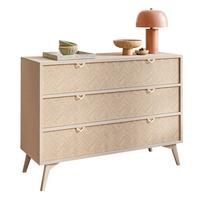 KOMMODE ALOE KSZ106 mit Schubladen Sandbeige - Beige, Holzwerkstoff (106/80/36cm) - Lookway