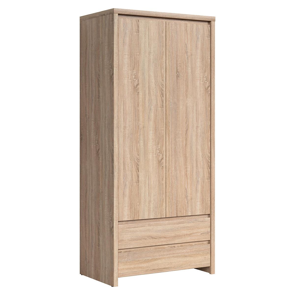 SCHRANK 2 Türen Soren Holz - Braun, Holzwerkstoff (90/200.5/55.5cm) - Petits-meubles