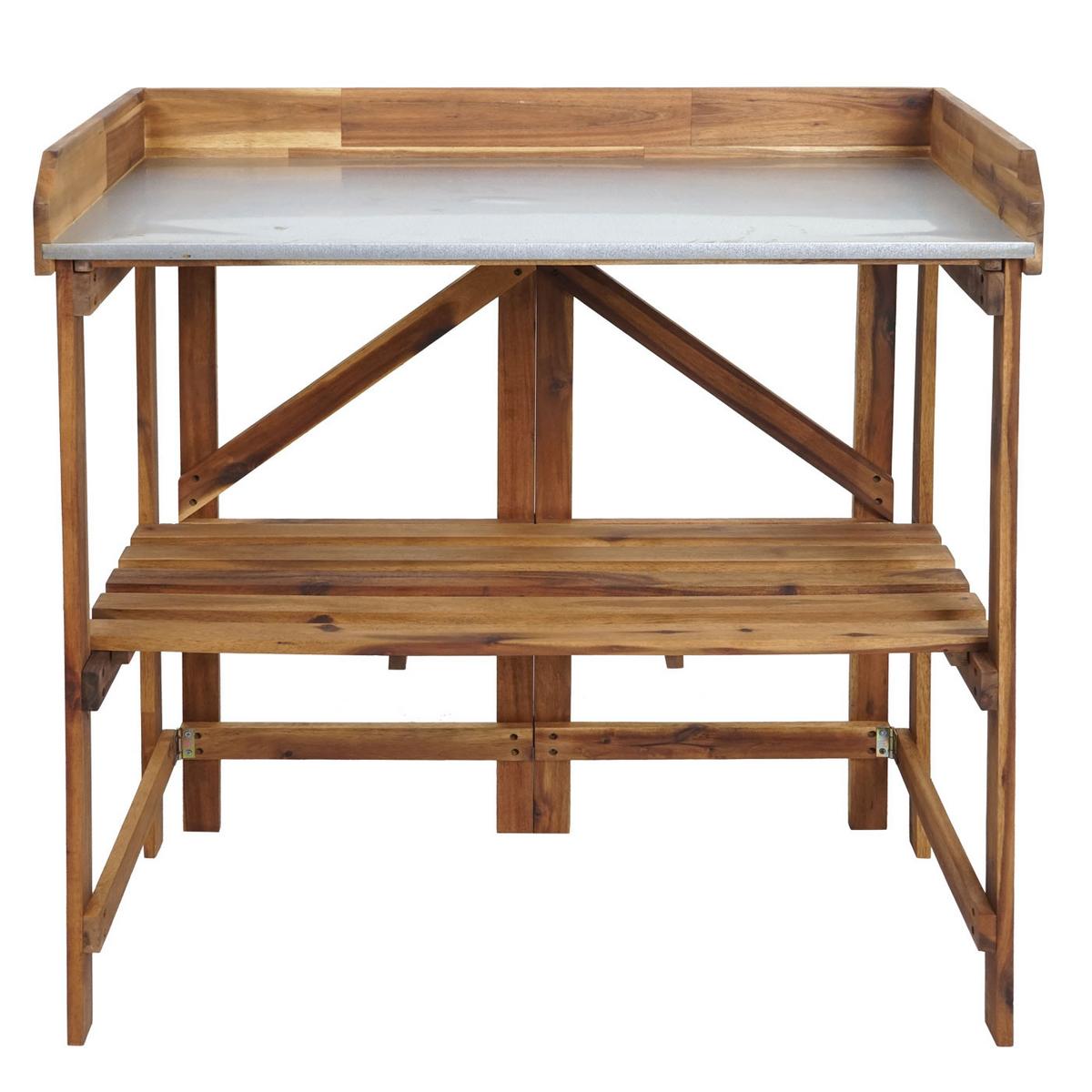 PFLANZTISCH Braun - Braun, Holz (44/86/89cm) - MCW